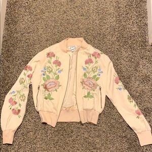 GLAMOROUS embroidered bomber jacket